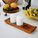 Niah Wooden Candle Holder