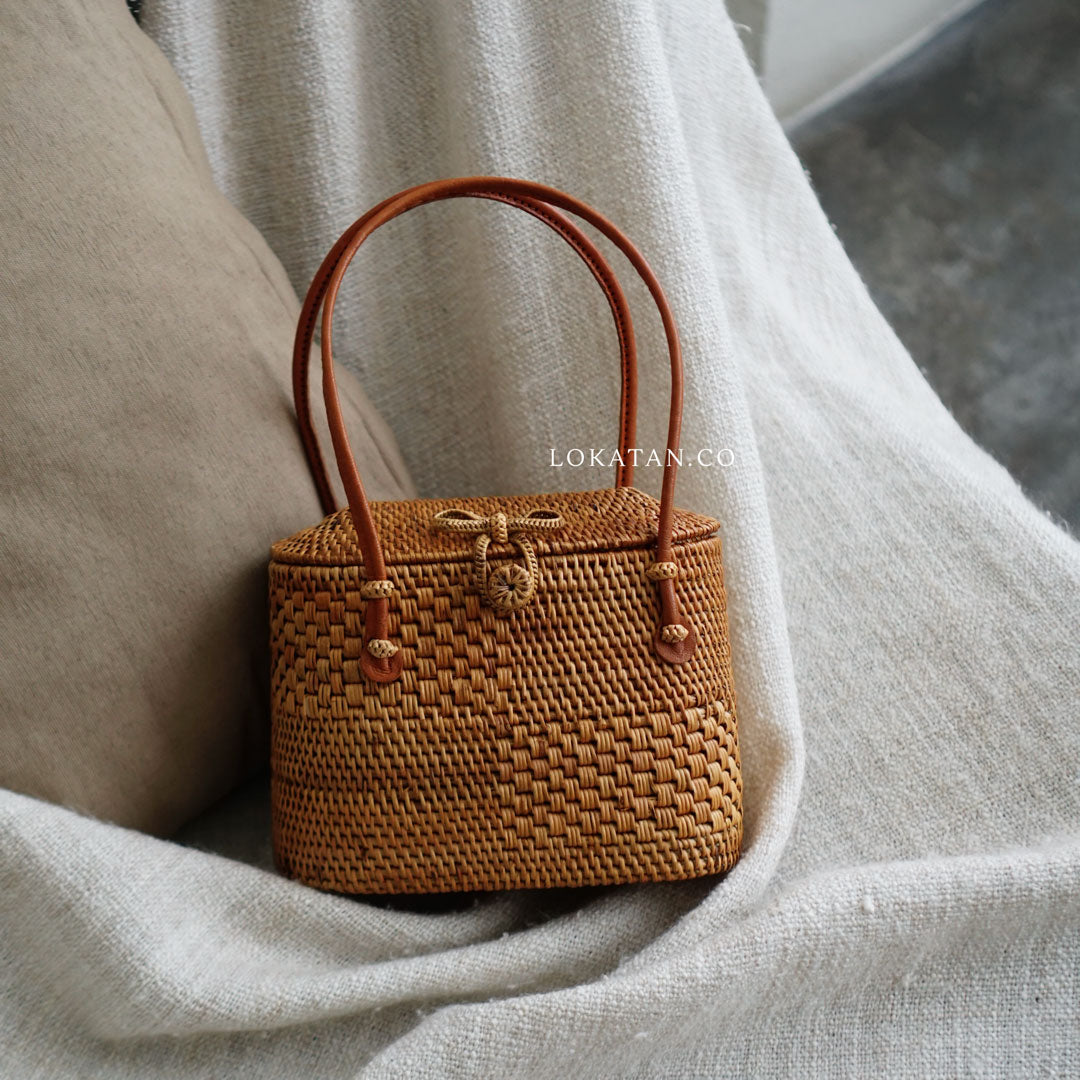 Handbag rattan hotsell