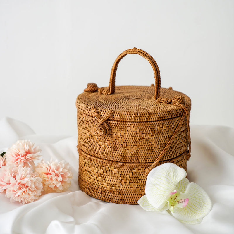 Ubud Rattan Lunch Box